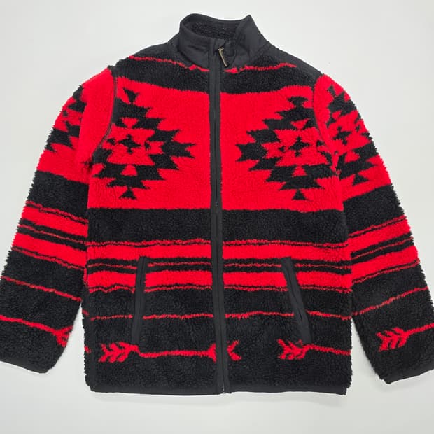 10t 랄프로렌 패턴 플리스 집업