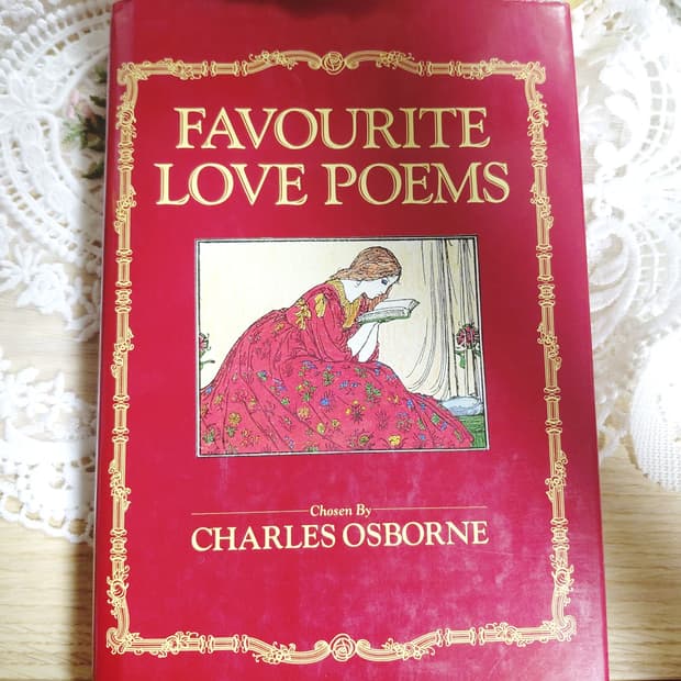 Vintage 아르누보풍 삽화 가득한 아름다운 빈티지 앤틱 시집