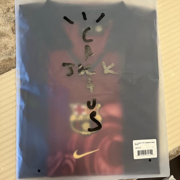 [L]트레비스 스캇 바르셀로나 레트로 저지