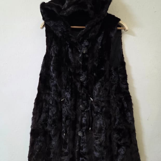 밍크 조끼 하프