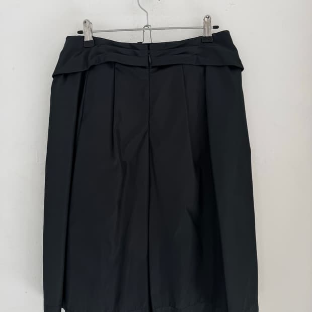 black nylon skirt