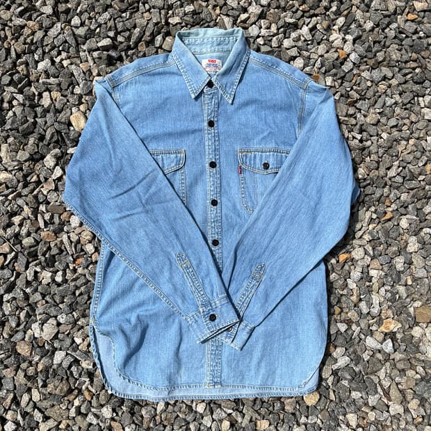90s 빈티지 리바이스 데님 셔츠 (실측확인)
