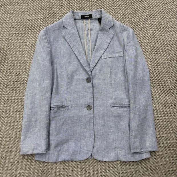 띠어리 린넨 블레이저 v2531