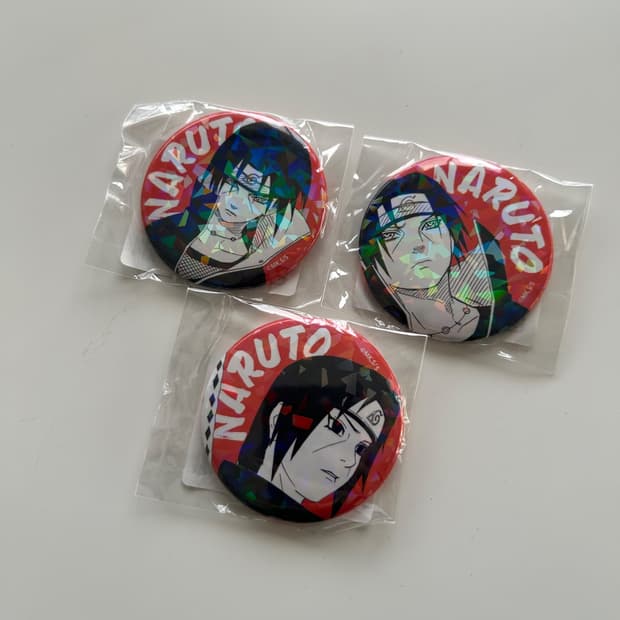 naruto can badge set