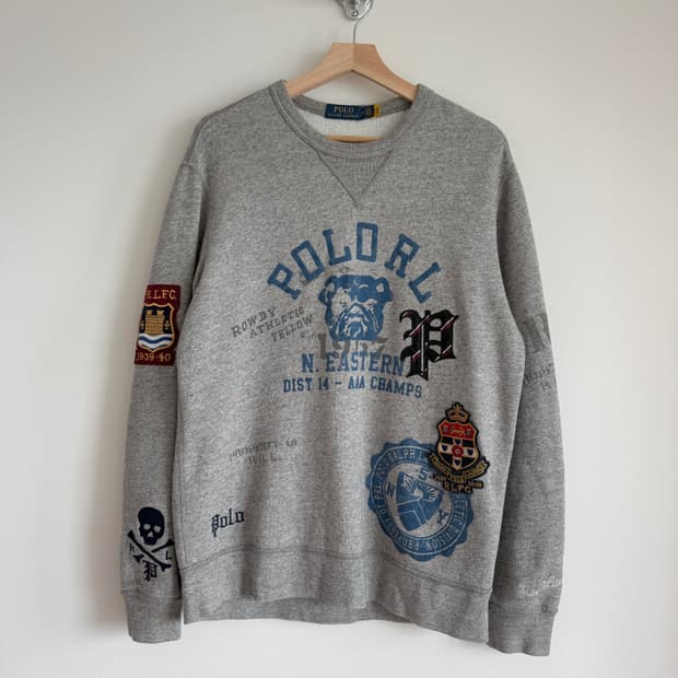 폴로 랄프로렌(Polo Ralph Lauren) 스웻 맨투맨(큐알 인증 