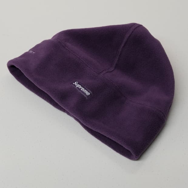 슈프림 폴라텍 와치캡 퍼플