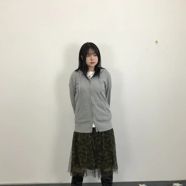 Uniqlo Grey Full Zip Hoodie