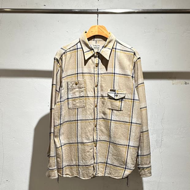Pherrows Light Fannel Check Shirt