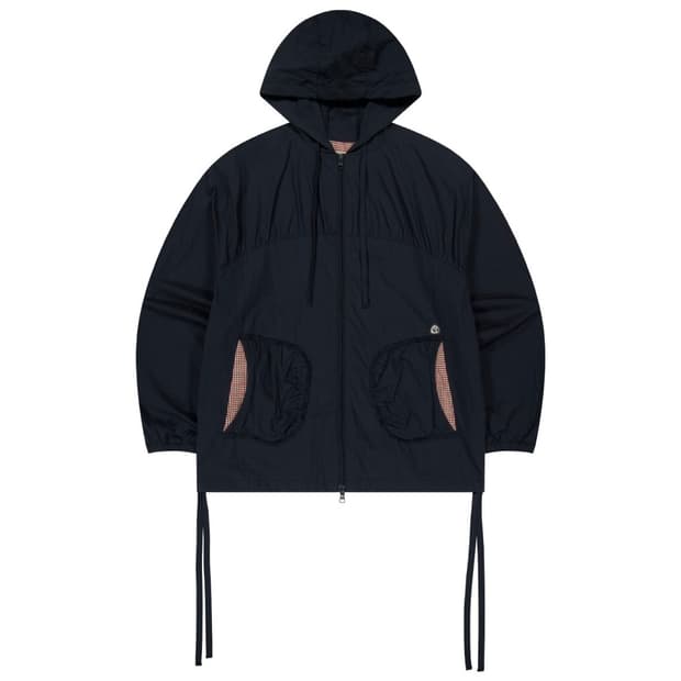 코이세이오 체크 윈드 브레이커 네이비 1사이즈