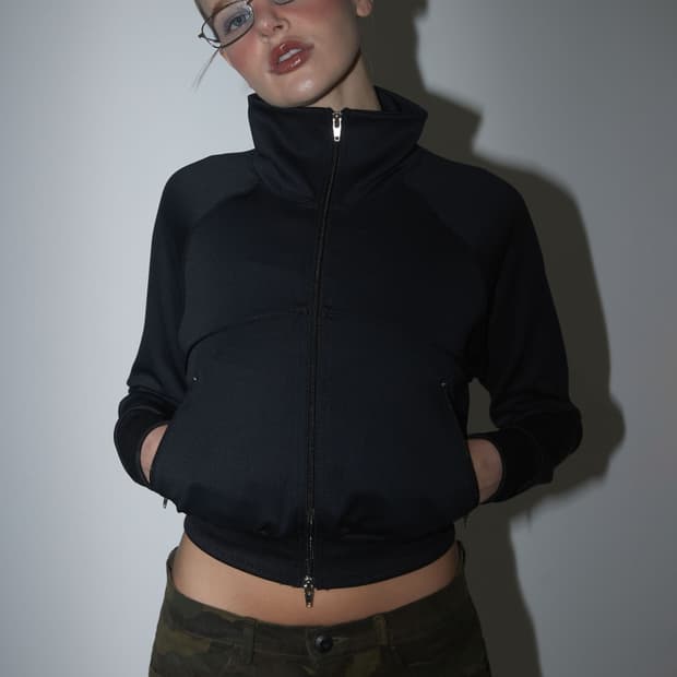 SPORTY TRACK JACKET BLACK