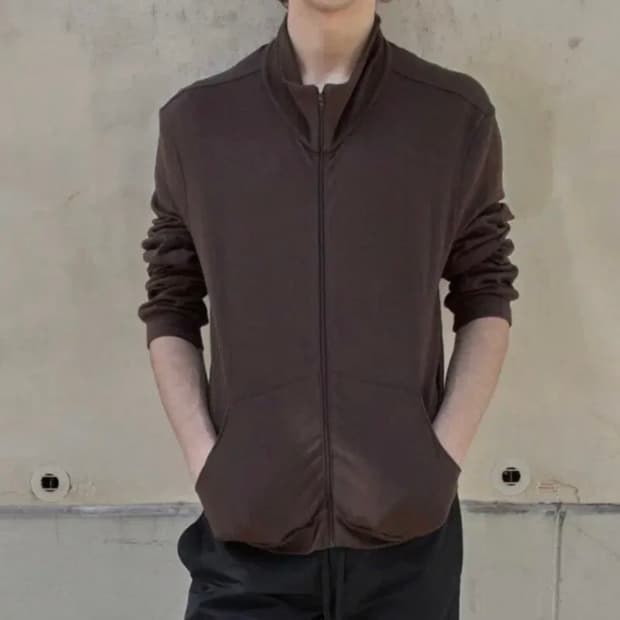 머듈 넥집업 브라운 2사이즈