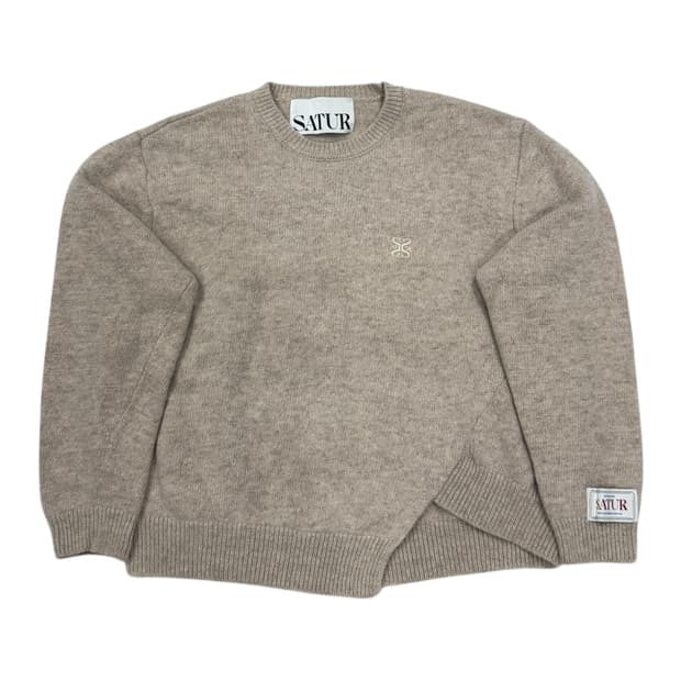 세터 더블린 언발란스 블렌드 캐시미어 니트 L