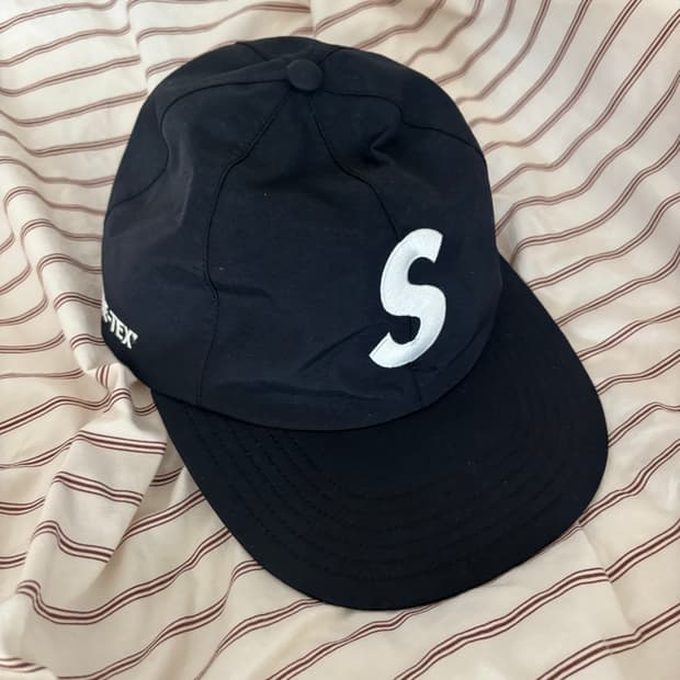 슈프림 S로고 고어텍스 볼캡 네이비