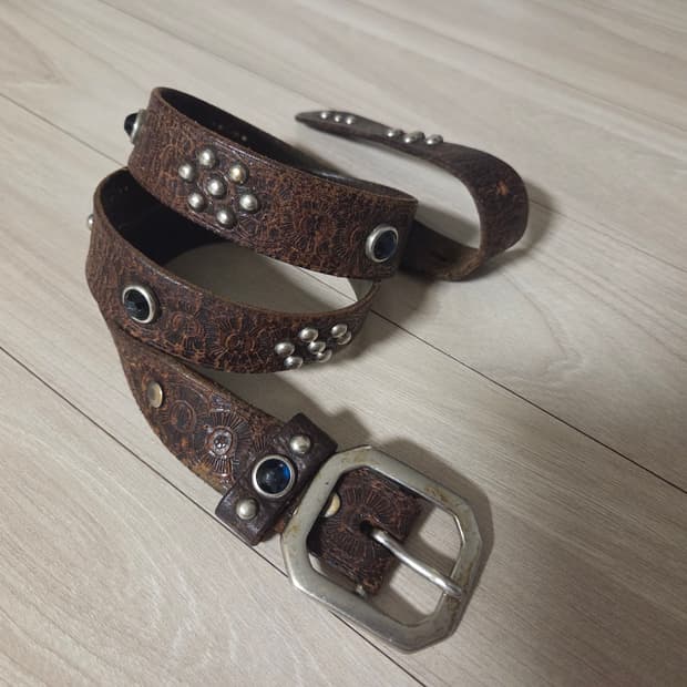 RRL 더블알엘 라스코 스터드 벨트 30