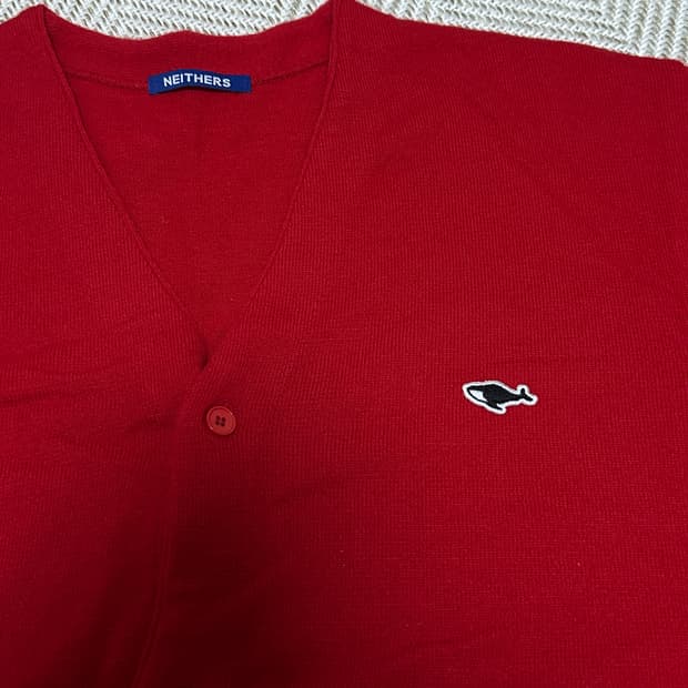 네이더스 가디건 빨간색 4사이즈