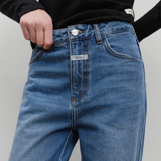 마리떼 프랑소와 저버 마리떼W 하이스트레이트 데님 팬츠 블루 28사이즈