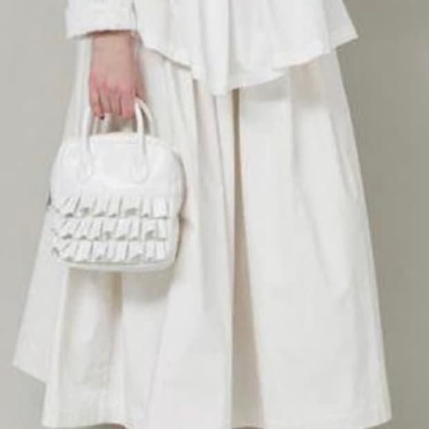 Comme des Garçons Frill Bag