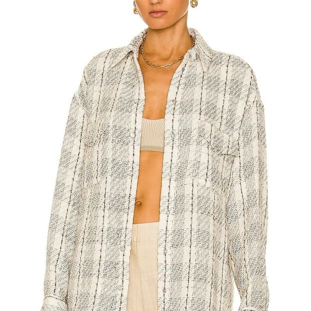 Iro 이로 vicenta 트위드 셔츠