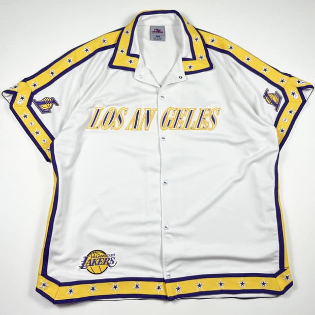 4XL 90s NBA LA레이커스 올드스쿨 반팔 져지
