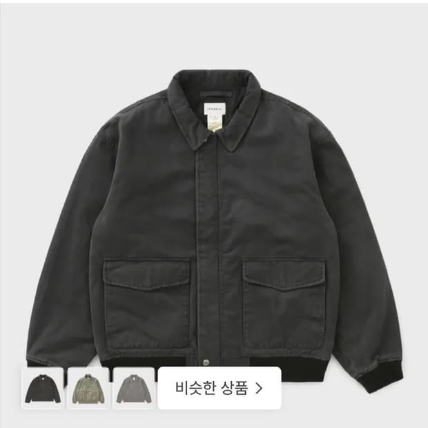 [L] Khakis station jacket (black)
