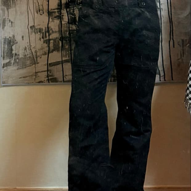 Paul Smith black jeans.