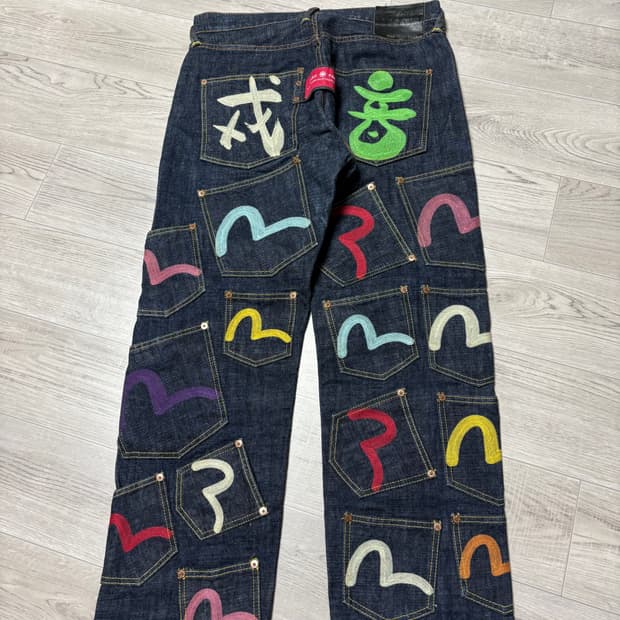 [34] 에비수 멀티포켓 청바지