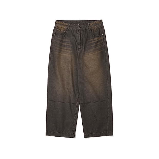 (1회착 택포가격) 논타입 그라데이션 퍼티그 데님 브라운 L