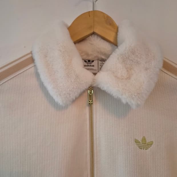 아디다스 오리지널 남성 니트배색블루종점퍼