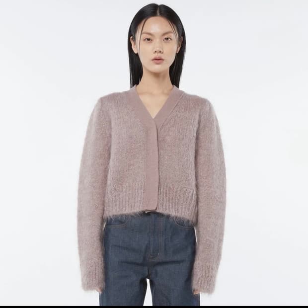 [M]아모멘토 그랜마 핑크 가디건