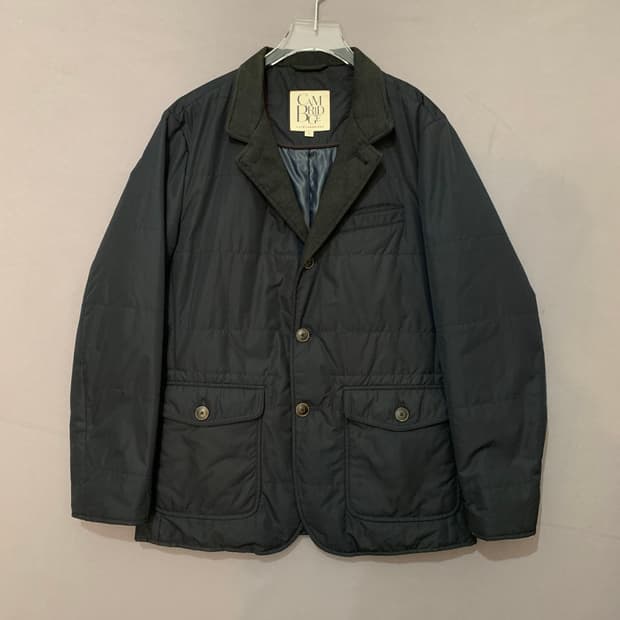 M 캠브리지멤버스 퀼팅 패딩 블레이저 자켓