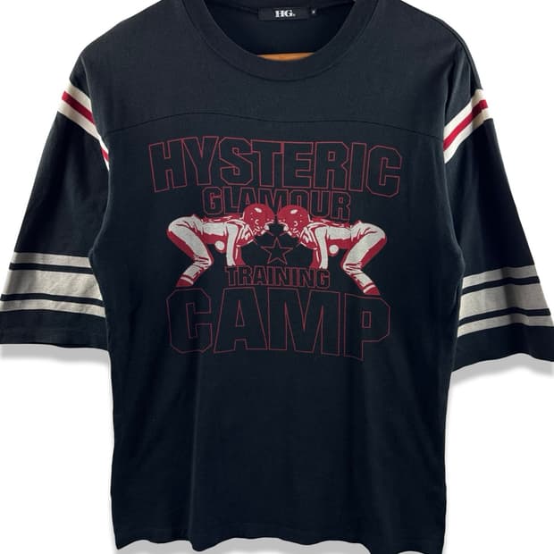 00S 히스테릭글래머 트레이닝 캠프 프린팅 티셔츠2534