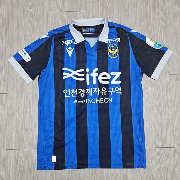 인천유나이티드 2025 홈 유니폼 s사이즈 박승호 마킹