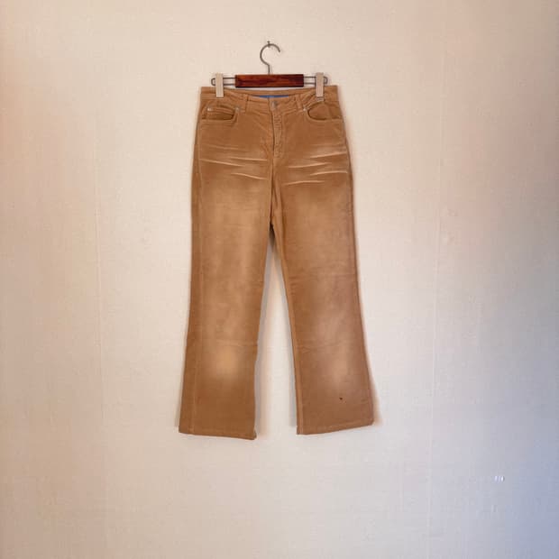 에스까다 스포츠 27 벨벳 워싱 캐주얼 팬츠 바지 이태리  FW