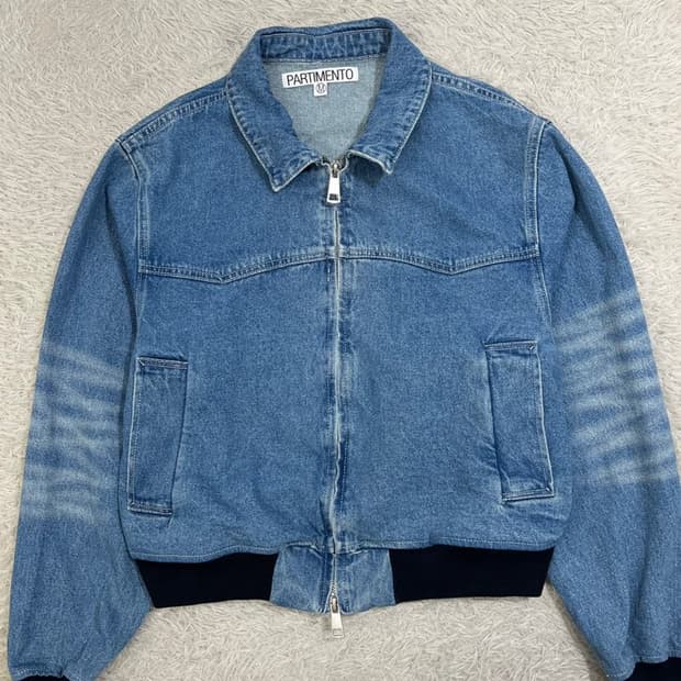 파르티멘토 워시드 데님 블루종 자켓/#3113