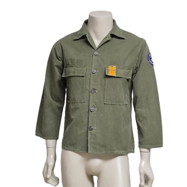 육군 구형 9사단 상사 월남전 전투복 상의 (S)