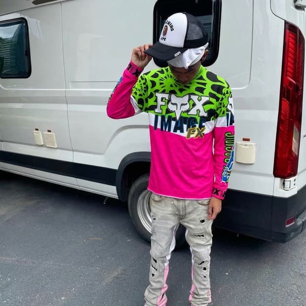 초레어 90s 아카이브 폭스 스파이더웹 롱슬리브