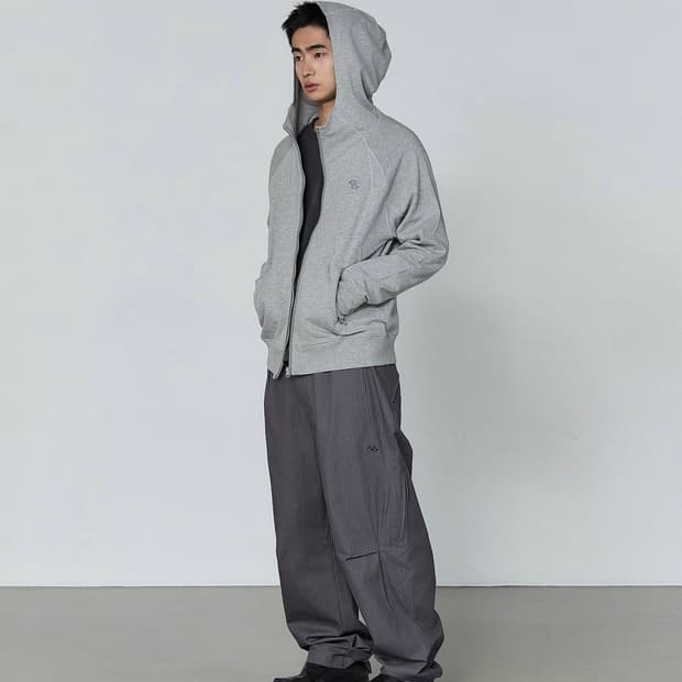 산산기어 슬링 후드집업 그레이 1 26SS