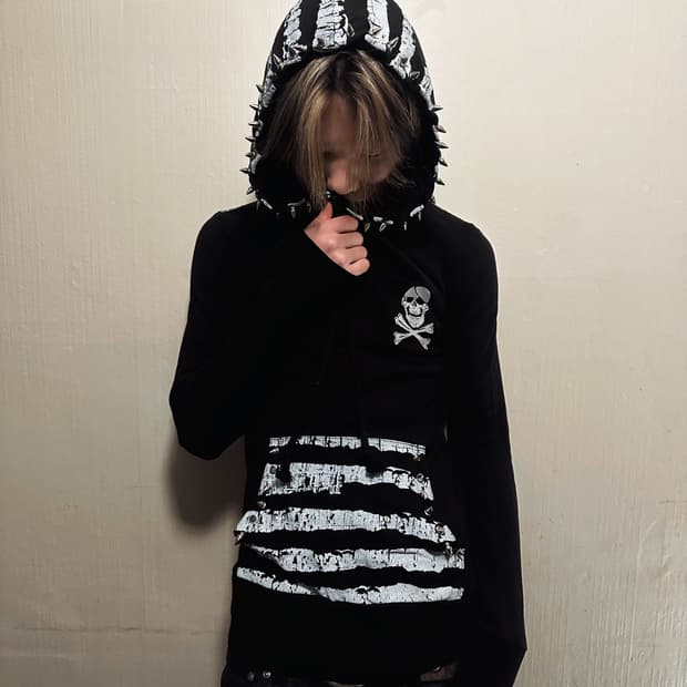 Glad News Skull Hoodie