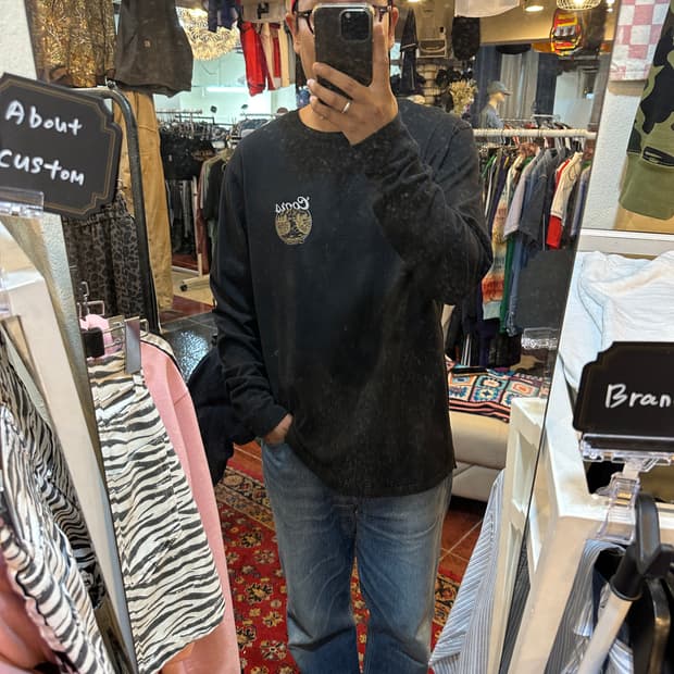 브릭스톤 쿠어스 콜라보 롤슬리브 블랙 2XL