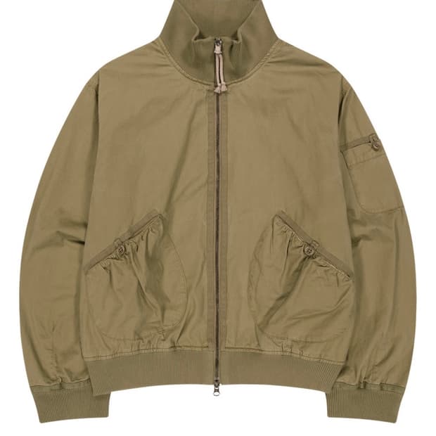 코이세이오 coyseio 더스티 코튼 봄버 자켓 베이지 1사이즈