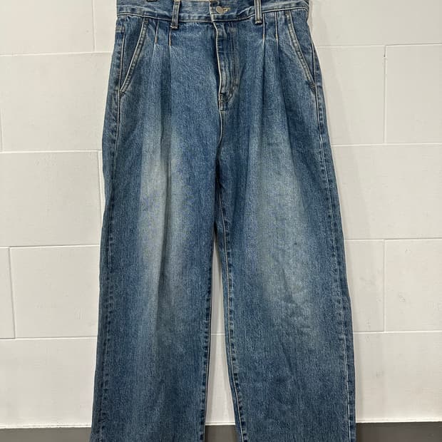 MOYEN 와이드 데님팬츠