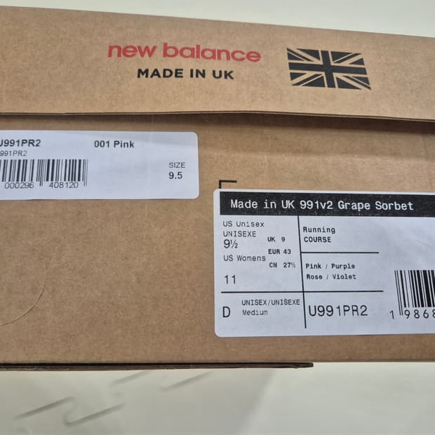 뉴발란스 991v2 grape sorbet 그레이프 소르베 