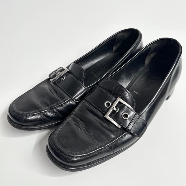 프라다 레더 로퍼 prada (230~240)