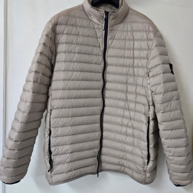 [XXL]스톤아일랜드 패커블 룸우븐 챔버 리나일론자켓 도브그레이