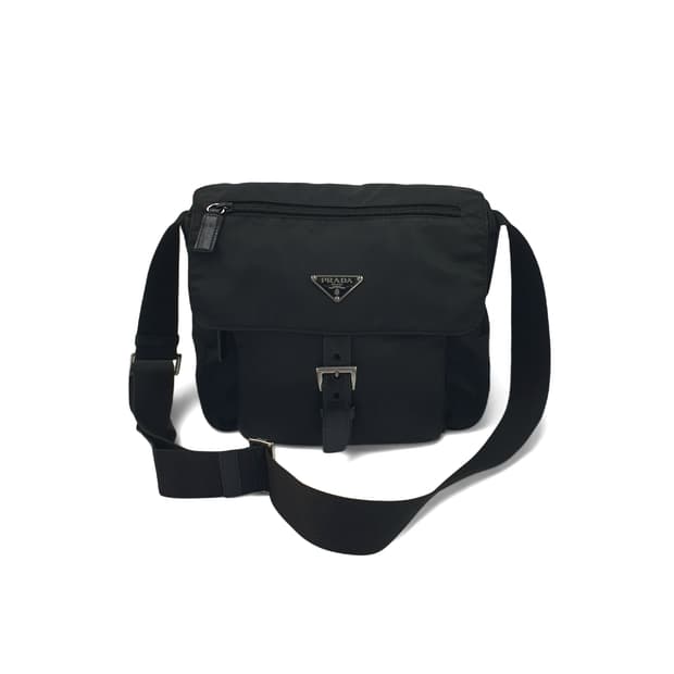 프라다 리나일론 블랙 메신저백 크로스백 숄더백