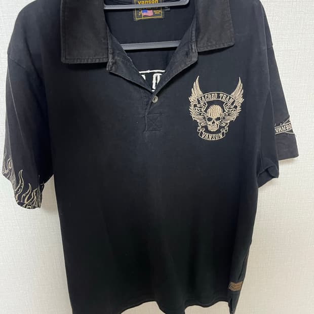 Vanson 카라 반팔티