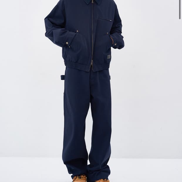 애프터프레이 네오 워시드 워크 팬츠 네이비 판매합니다