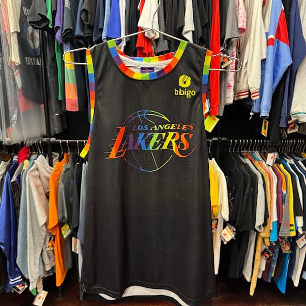 2022년도 빈티지 LA Lakers PRIDE 농구 져지