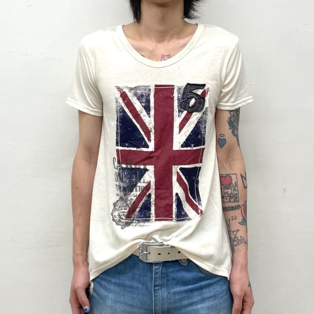 5 American Flag Washing Vintage T-Shirt
