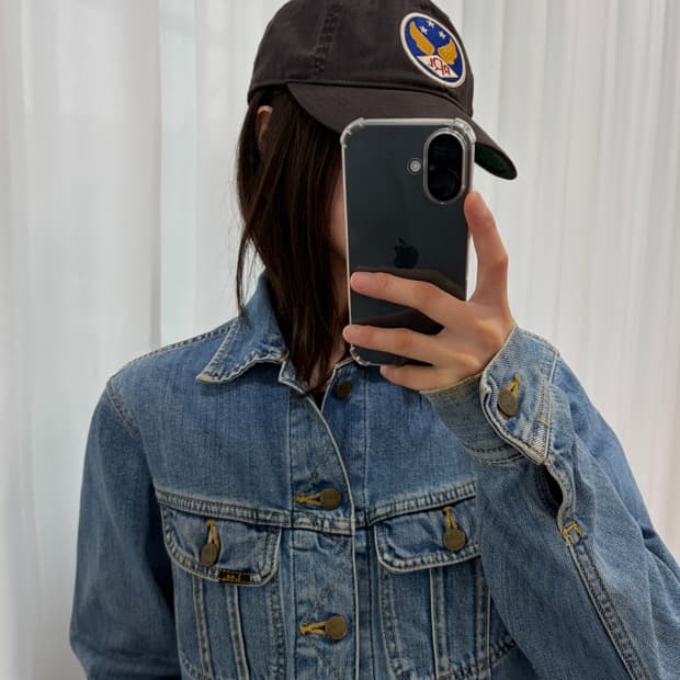 더블알엘 RRL 가먼트다잉 트윌 볼캡 블랙 